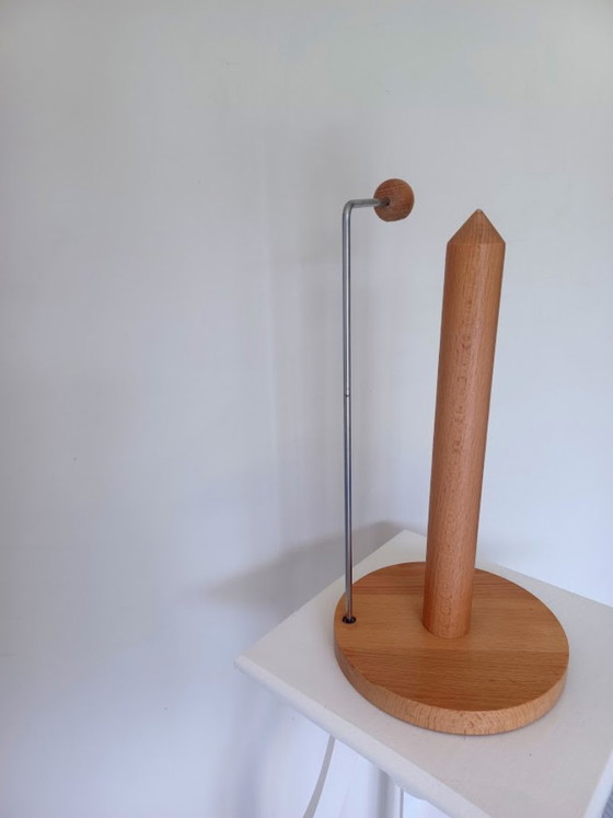 Image 1 of Bodum kitchen roll holder vintage '80s Danish design beech Carsten Jørgensen period