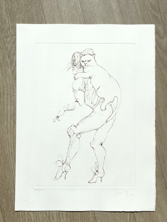 Image 1 of Leonor Fini, Litografía poco común sobre papel Arches, alrededor de 1980