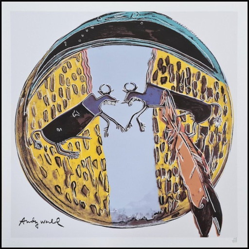 D'après Andy Warhol, Indien des Plaines, années 1980, lithographie