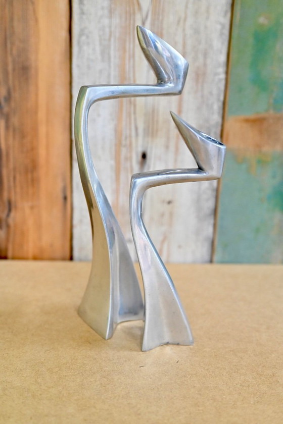 Image 1 of Par de candelabros - "Cisne" - Serie Arclumis - Matthew Hilton para SCP Inglaterra