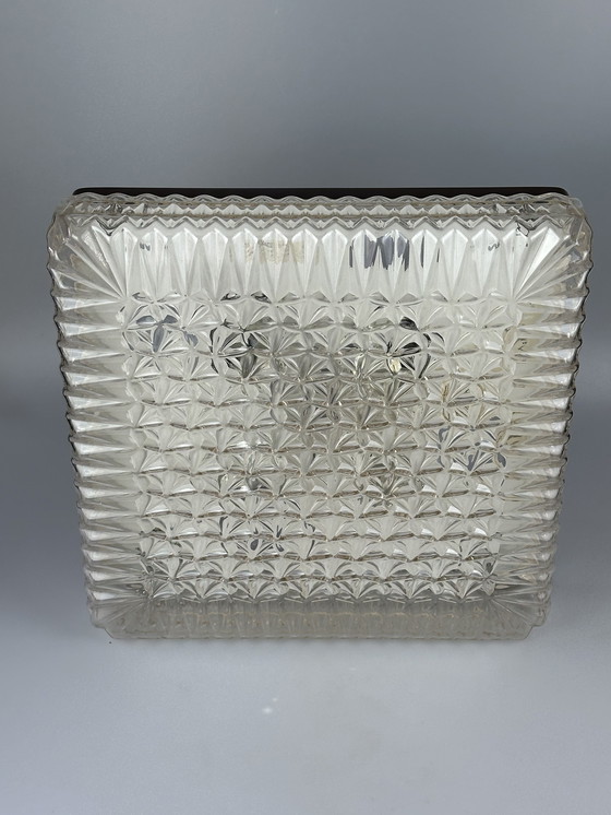 Image 1 of Lampada da soffitto XXL anni '60-'70 Plafoniere in plastica di Ridi Leuchten Germania 