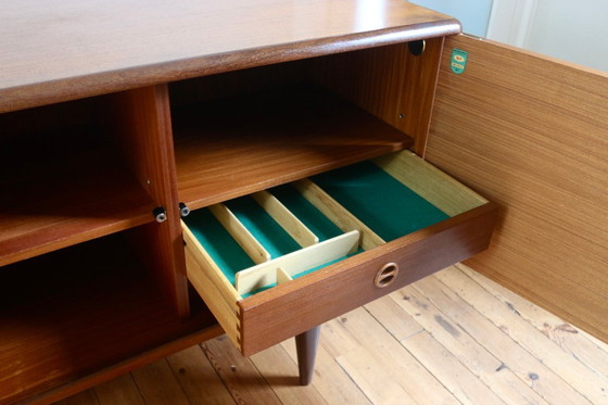 Image 1 of Vintage Scandinavian teak sideboard, 230 cm
