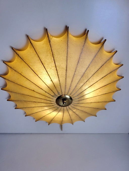 Vintage Cocoon ceiling lamp by Friedel Wauer for Goldkant Leuchten