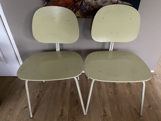 Image 1 of 2 vintage Auping Wim rietveld Wilde en Spieth stoelen