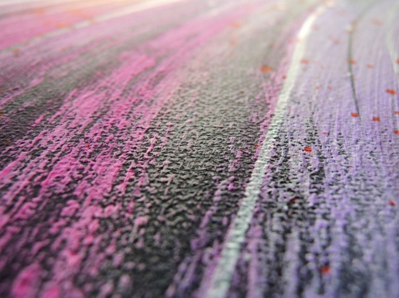 Image 1 of Feather XXL olieverf abstract