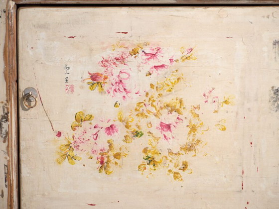 Credenza antica dipinta in legno di pino – Cina, circa 1930 – Credenze, Iron (photo 32 of 40)