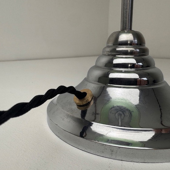 Image 1 of PICCOLA LAMPADA DA TAVOLO VINTAGE IN VETRO GRANITO