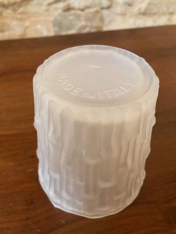 Image 1 of 6 bicchieri/tumbler testurizzati con effetto satinato, realizzati in Italia