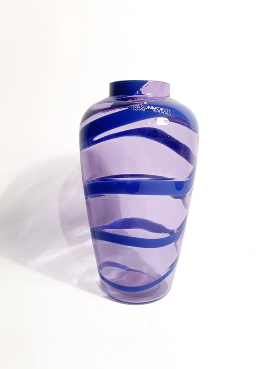 Vaso in vetro di Murano modello Snake di Nason Moretti, anni '90 – Vasi, Modern (photo 9 of 11)