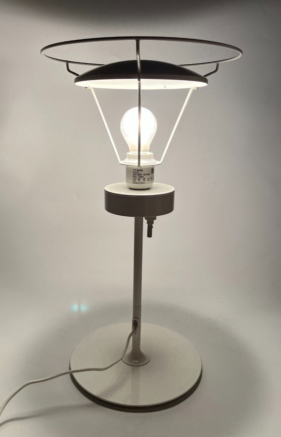 Image 1 of Rare grande lampe de table IKEA KULLA - Blanc - Design par C. Halskov & H. Dalsgaard