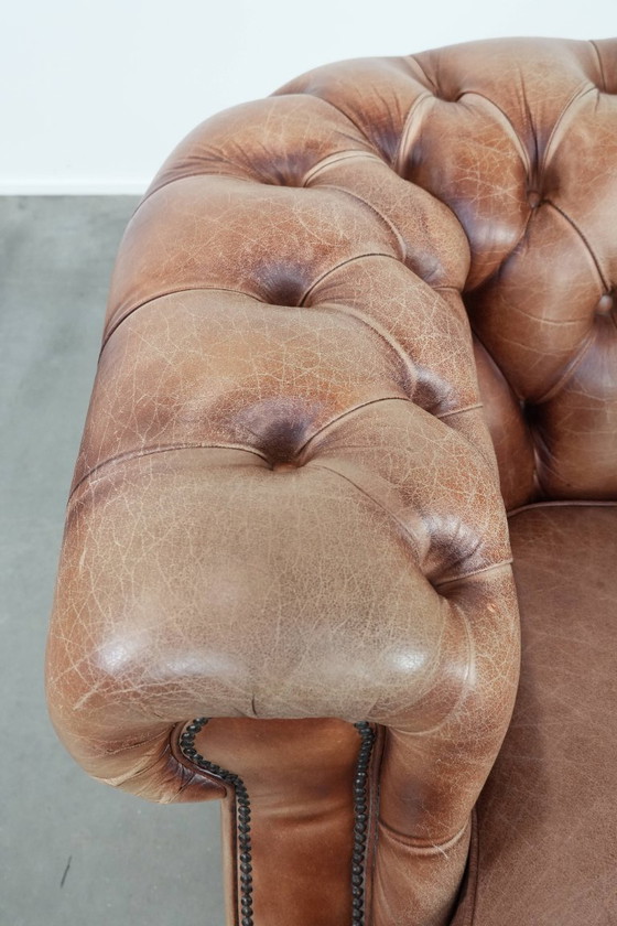 Image 1 of English-style Chesterfield armchair