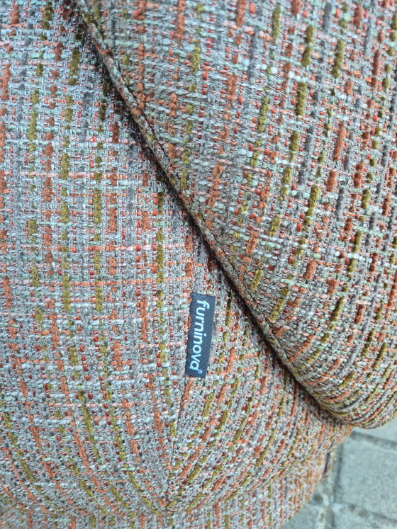 Poltrone Furninova, tessuto multicolore, Tessile, Marrone, Modern (foto 5 di 5)