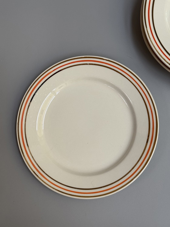 Image 1 of Boch Frères La Louvière, Belgio – Anni '40, 25 cm - Set di 6 Piatti Piani Vintage