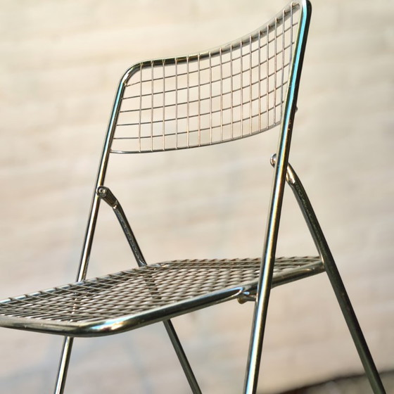 Chaise pliante Ted Net Design Niels Gammelgaard pour IKEA, Chrome – Chaises pliantes (photo 8 of 8)