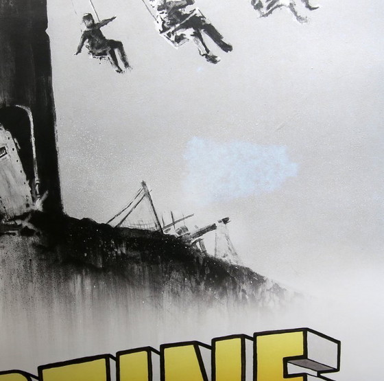 Image 1 of Banksy - Bezoek zijnorisch Palestina - WOH - met certificaat