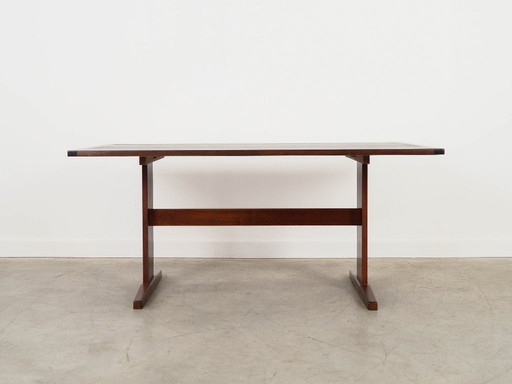 Mesa de roble, diseño danés, años 70, fabricada por Farstrup Møbler