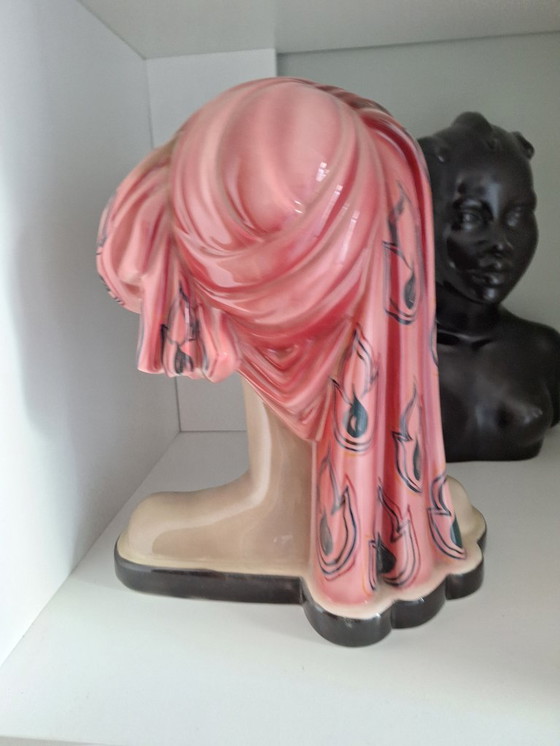 Image 1 of Vintage Bust "Bali Head" Goldscheider