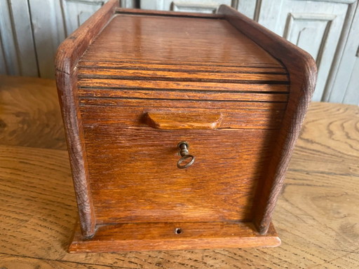 Archive Box Roller shutter cabinet art deco 1930 French