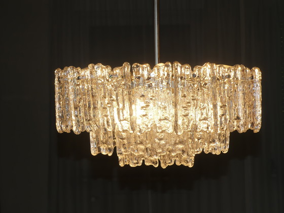 Image 1 of Kalmar plafonnier lustre verre glace Uk4aeb