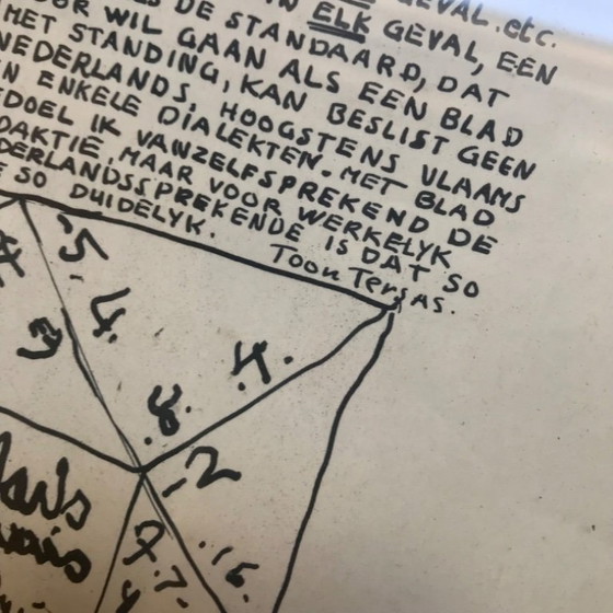 Image 1 of b/w lithograph "Nicolaus Copernicus" by Toon Tersas (1973)