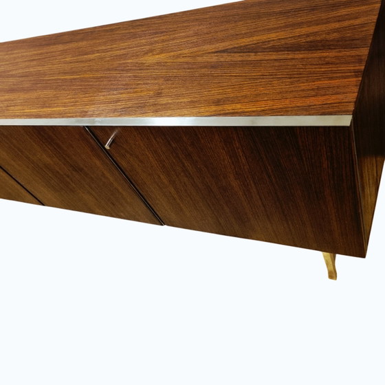 Credenza extra large super elegante in palissandro VDJ-245 Fristho Franeker, 1960 – Credenze, Chrome, Wood (photo 5 of 15)