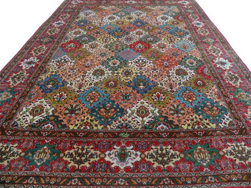 Firmado Tabriz - 390 X 291 Cm - Anudado a mano