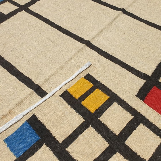 Piet Mondrian Trafalgar Square Rug Tapestry | Wool Cotton | 152×206 cm – Rugs & carpets (photo 9 of 11)