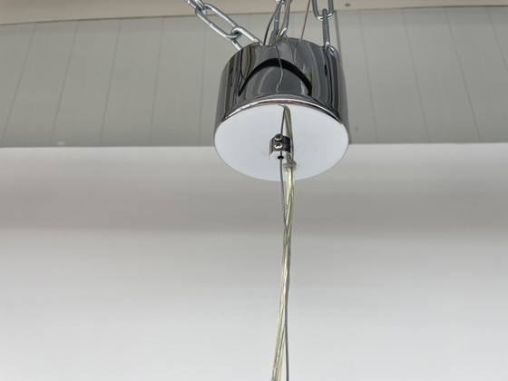 2 x Acquatinta Murano Glazen Hanglampen (Satijnen Afwerking) – Michele De Lucchi, Murano Glass (photo 12 of 14)