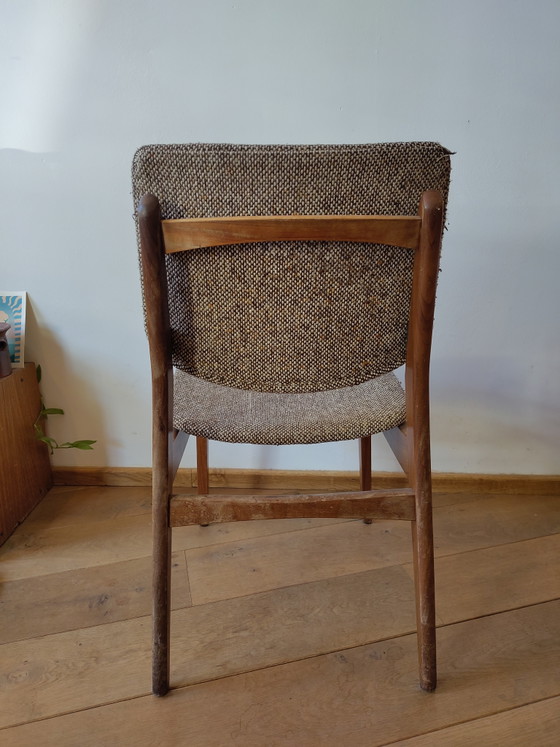 Chaise rétro au design danois – Chaises & fauteuils, Textile, Wood (photo 3 of 6)