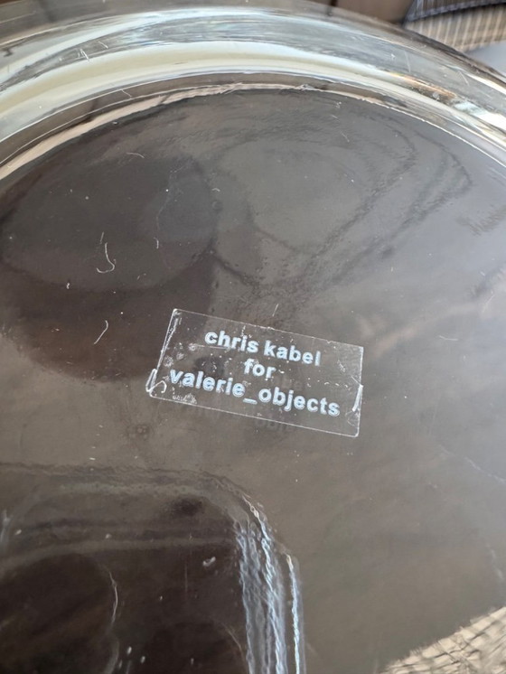 Image 1 of Objets de Valérie - Vase caché (transparent et vert)