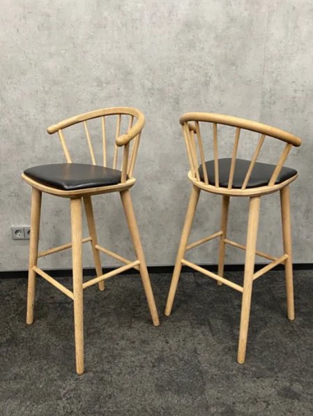 Image 1 of 4x Bolia Sleek Barhocker, Sitzhöhe 77 cm