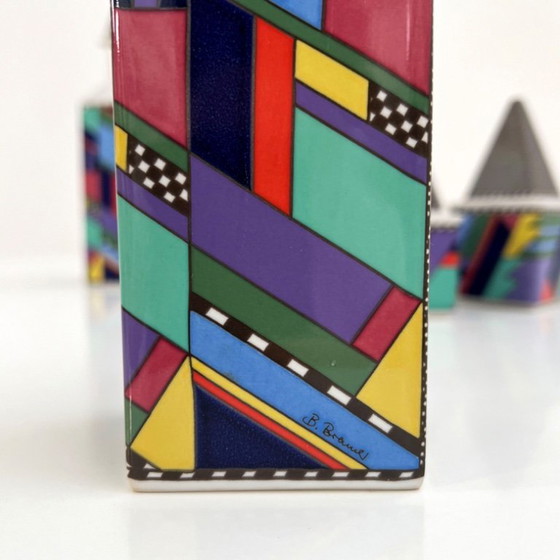 Image 1 of Öl-Essig-Pfeffer-Salz-Set Metropol von Barbara Brenner für Rosenthal, 1990er Jahre