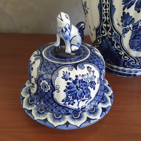 Image 1 of Boch Delfst Blauw Foo Dog Kastelenset 3 Stuks
