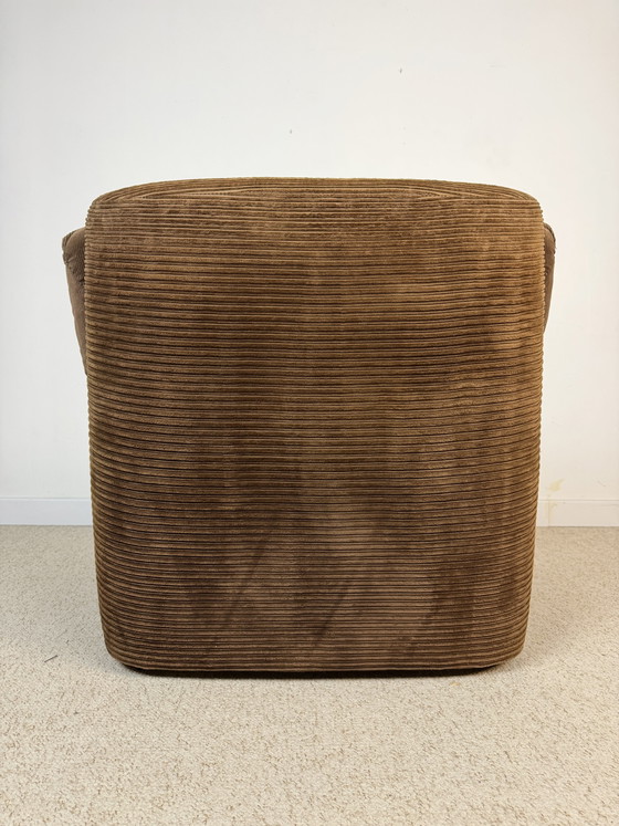 Image 1 of Sillón Steiner de terciopelo marrón