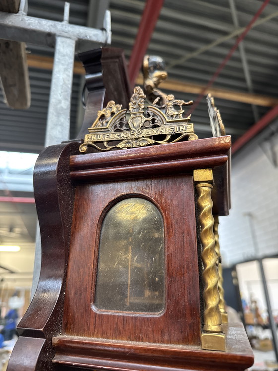 Image 1 of Zaanse Wall Clock "Nu Elck Syn Sin"