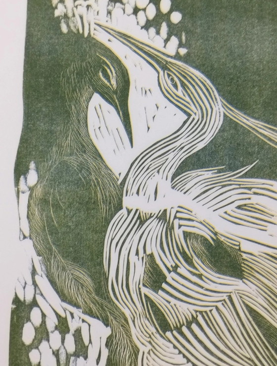 Baudelaire, La sainte jeunesse: Complete folder with linoleum by Carla Tolomeo ex. 75/75, 63x45 cm (photo 9 of 15)