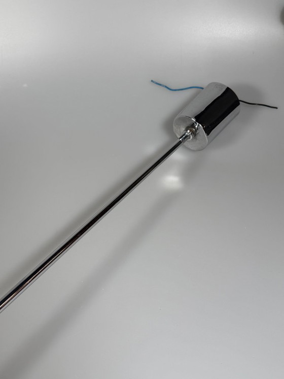 Image 1 of Kroonluchter uit de jaren 60/70 van Gaetano Sciolari voor Sciolari Chrome Design.