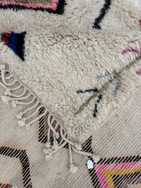 Image 1 of Moroccan Rug Handmade Wool Rug Beni Mrirt Rug Berber Rug Luxury Rug Minimalist Rug Neutral Rug High End Rug