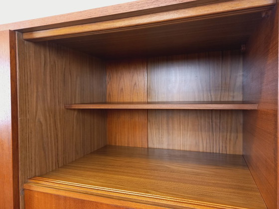Image 1 of Vintage Scandinavian style teak secretary cabinet from the 60s