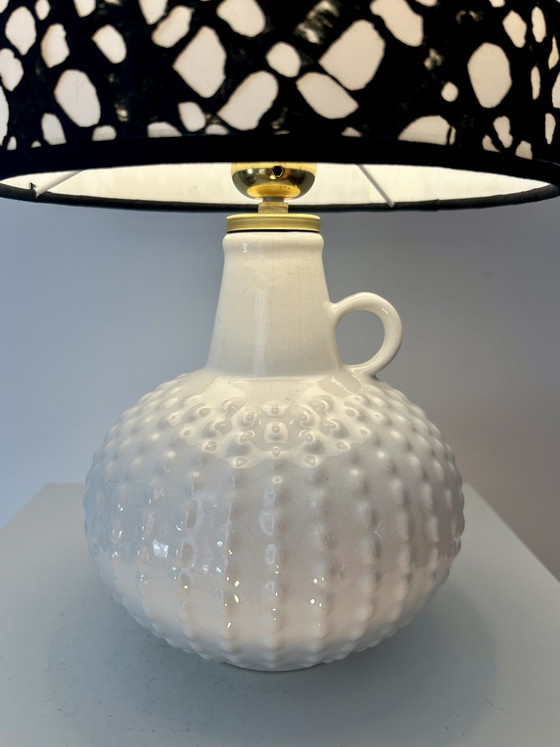 Image 1 of Rare mid-century vase lamp with Japanese shade