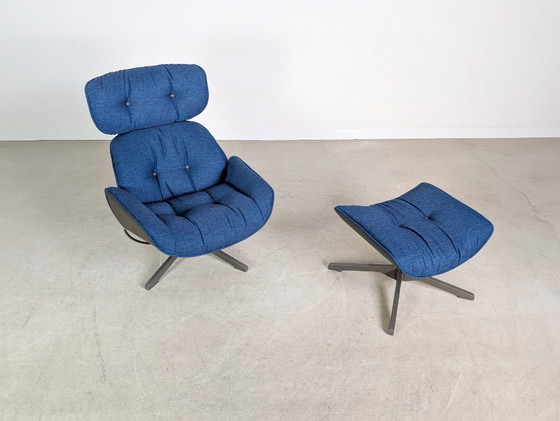 Image 1 of Fauteuil + pouf Roche Bobois originaux Quiet Life 2 Cédric Ragot