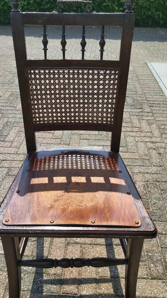 Ensemble de 6 chaises de salle à manger vintage Luterma - Art déco (années 1920) – Wood (photo 4 of 9)