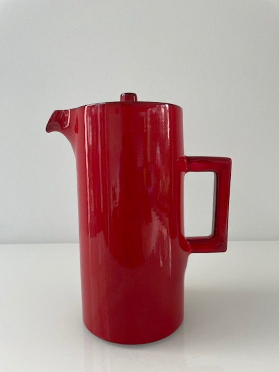 Image 1 of 14-piece Vintage Dutch design Hofra coffee set H. Wagner