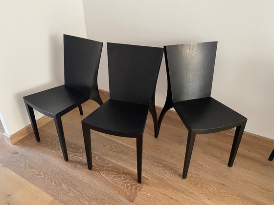 Image 1 of Set aus 6 Milano Esszimmerstühlen von Danilo Silverstrin für Gunther Lambert (1980)