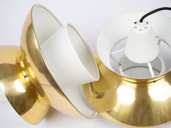 Image 1 of Paire de suspensions vintage danoises Doo Wop par Henning Klok, Louis Poulsen, années 1950