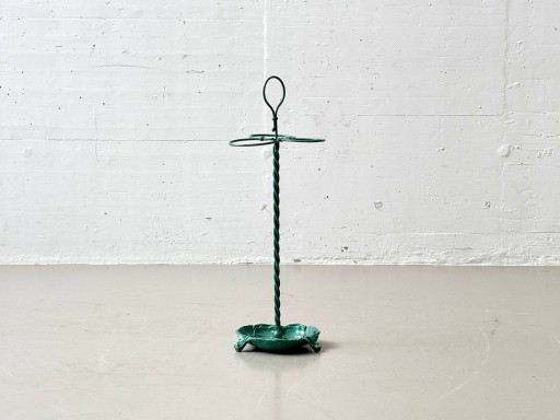 Slim cast iron umbrella stand, 1950s