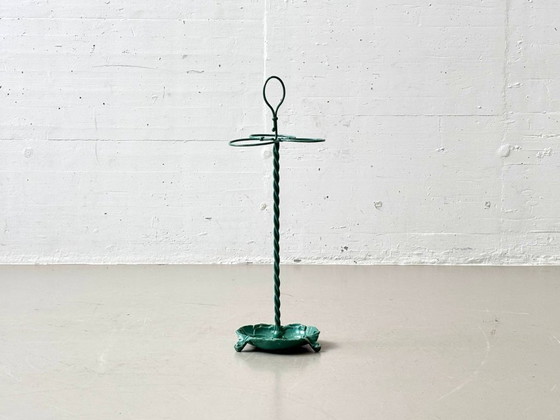 Image 1 of Slim cast iron umbrella stand, 1950s