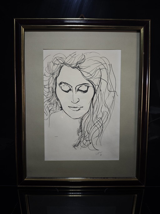 Cadre vintage Guttuso 66 