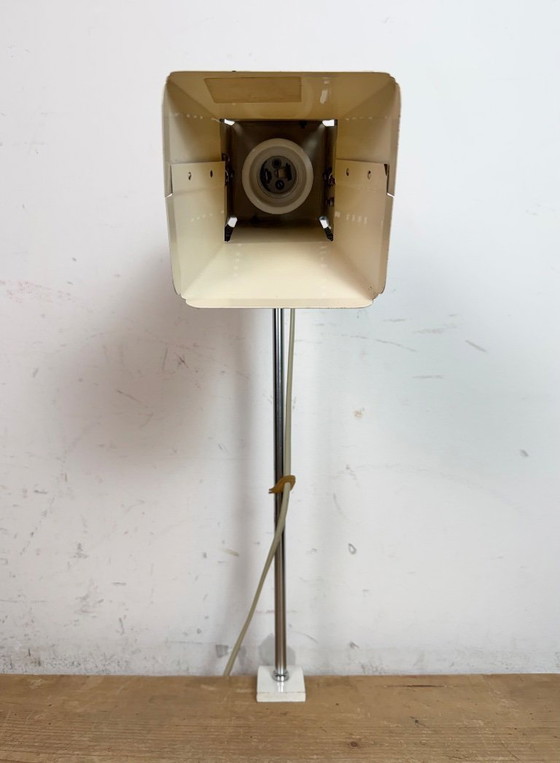 Image 1 of Lampada da tavolo vintage beige di Josef Hůrka per Lidokov, anni '70