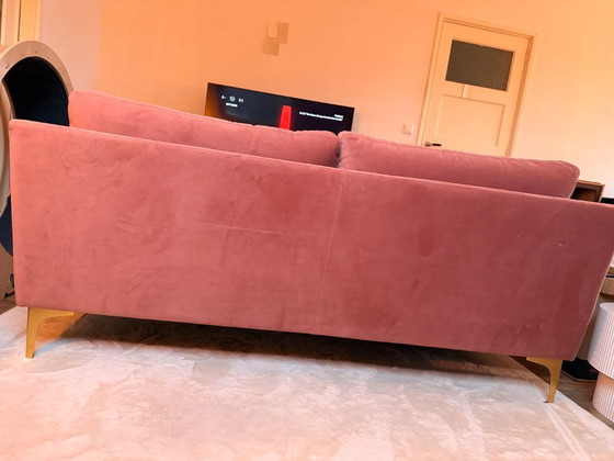 Image 1 of Old pink velvet 2-seater sofa (Ashta) from Sofacompany
